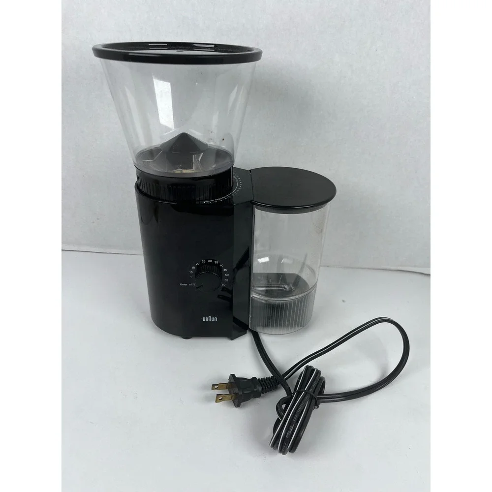 Braun KMM 30 Burr Coffee Grinder Type 3045 Black Aromatic Coffee Mill Timer Dial